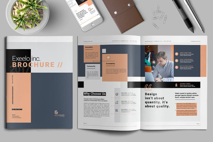 28-page-brochure Great looking corporate brochure templates to check out