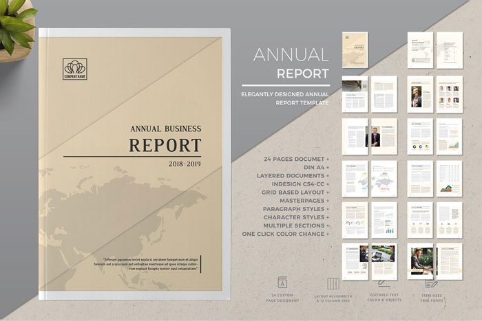 Annual-report-by-theme-devisers Great looking annual report design examples and templates