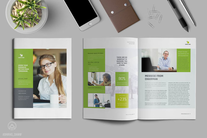 Annual-report-indesign Great looking annual report design examples and templates