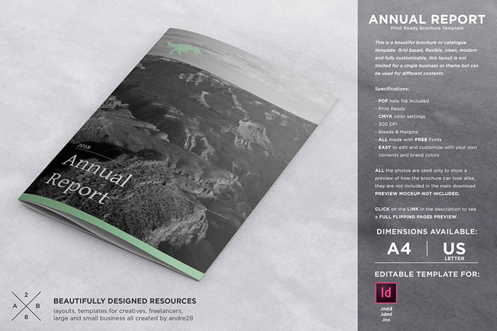 Annual-report-template 56 Annual Report Design Examples And Templates