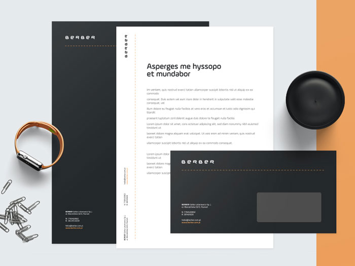 Berber Stationery design best practices and great looking examples
