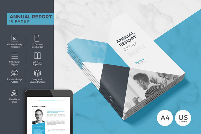 Brochure-factory Great looking annual report design examples and templates