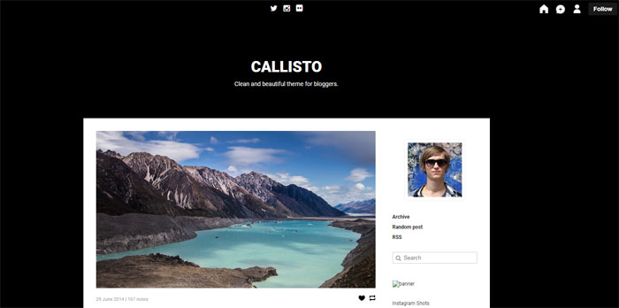 Callisto 64 Minimalist Tumblr Themes You Should Make Use Of