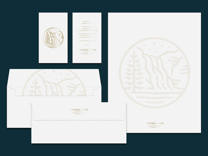 Cascade-Lodge-stationery Stationery design best practices and great looking examples