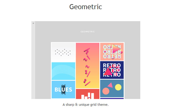Geometric 64 Minimalist Tumblr Themes You Should Make Use Of