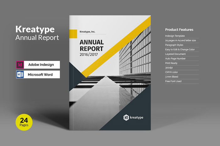 Kreatype 56 Annual Report Design Examples And Templates