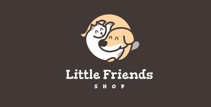 Little-friends-shop Round logos showcase to inspire you (23 Circular logos)