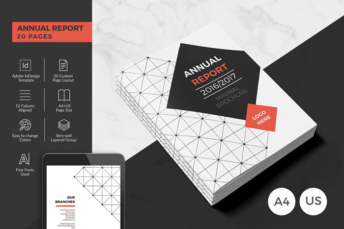 Modern-Annual-report Great looking annual report design examples and templates