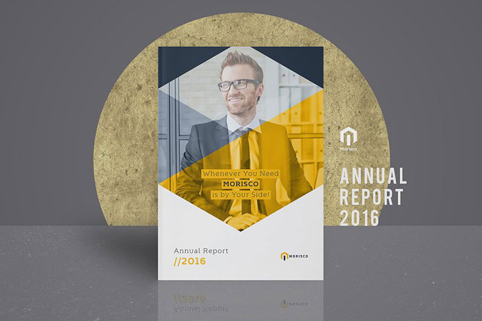 Morisco Great looking annual report design examples and templates