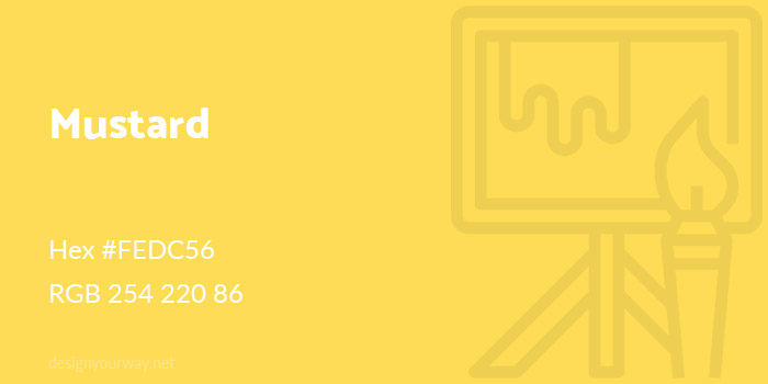 Mustard-700x350 Awesome Shades of Yellow To Use In Your Designs