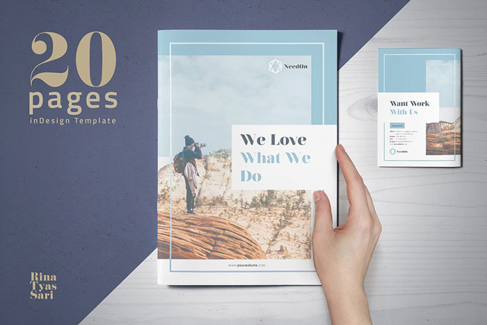 NeedOn-brochure Great looking annual report design examples and templates