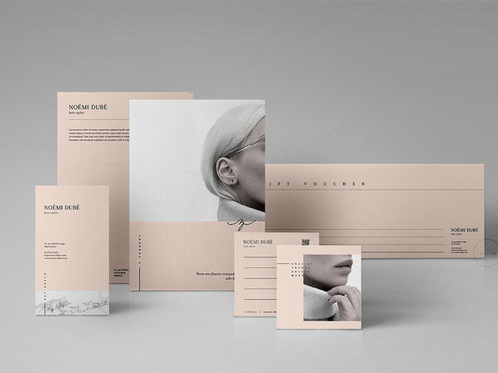 Noemi Stationery design best practices and great looking examples