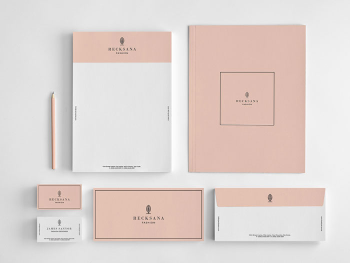 Recksana Stationery design best practices and great looking examples