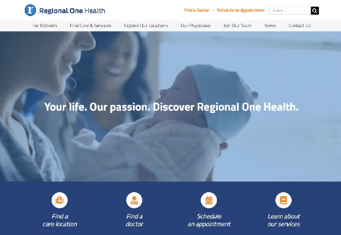 RegionalOneHealth-700x483 The best medical and healthcare websites and how to design one properly