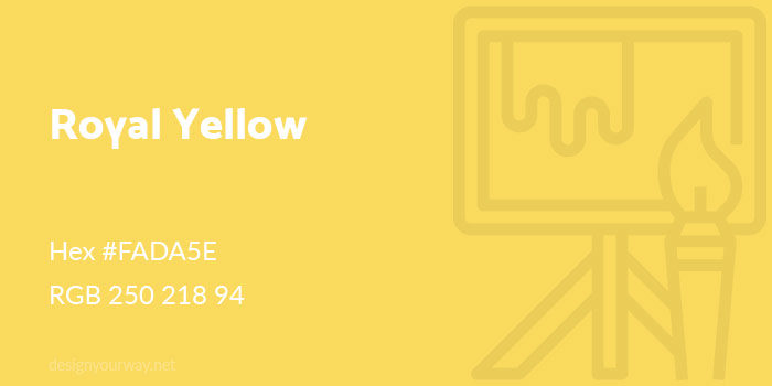 Royal-Yellow-700x350 Awesome Shades of Yellow To Use In Your Designs