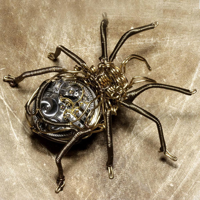 STEAMPUNK-SPIDER-700x700 Steampunk art and drawing examples that will blow your mind