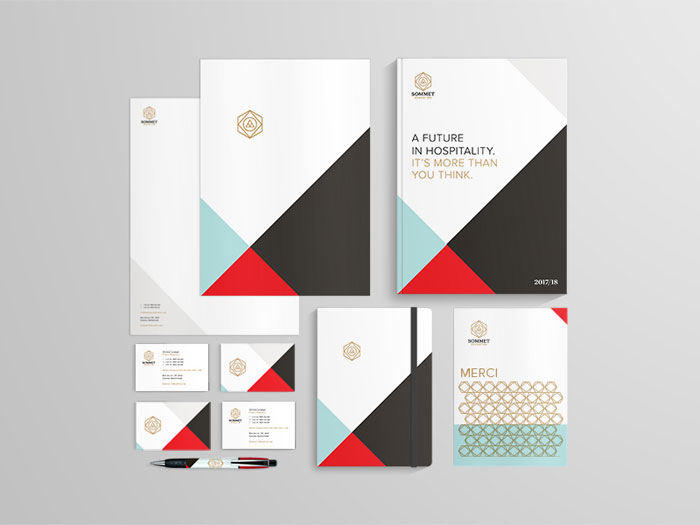 Sommet-Education Stationery design best practices and great looking examples