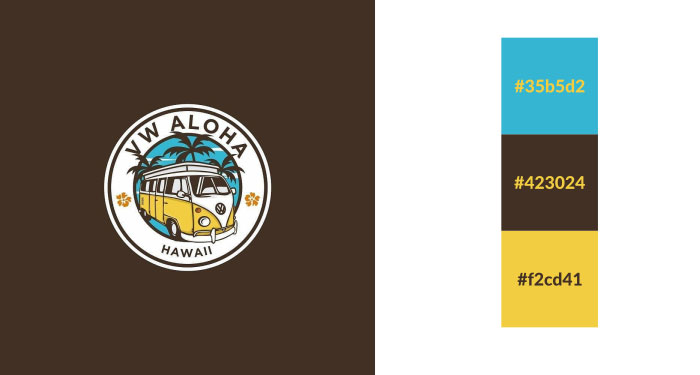 VW-Aloha 24 Colorful logos to inspire you (Must see)