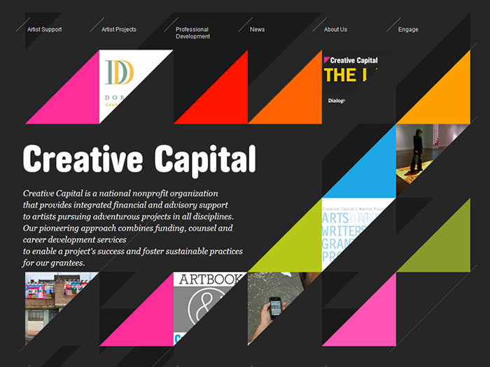 creative-capital-700x525 Showcase of the best nonprofit websites and tips to design one