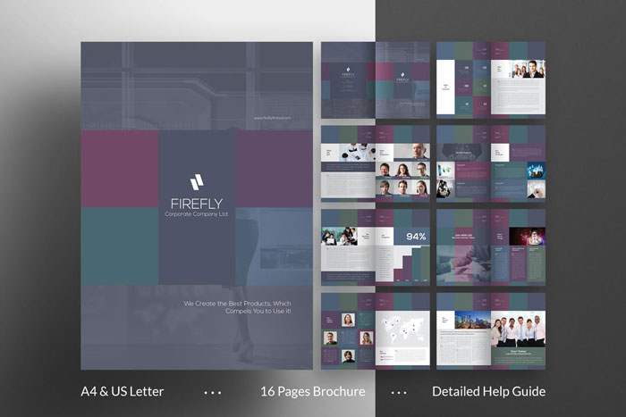 firefly-brochure Great looking corporate brochure templates to check out