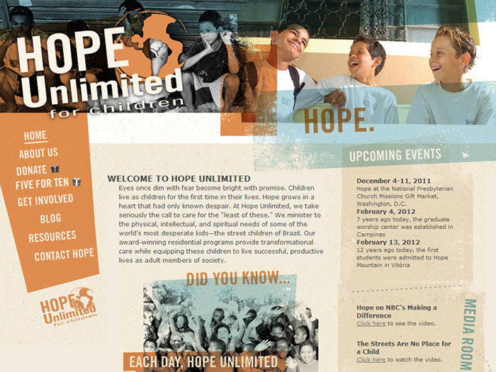 hope-700x525 Showcase of the best nonprofit websites and tips to design one