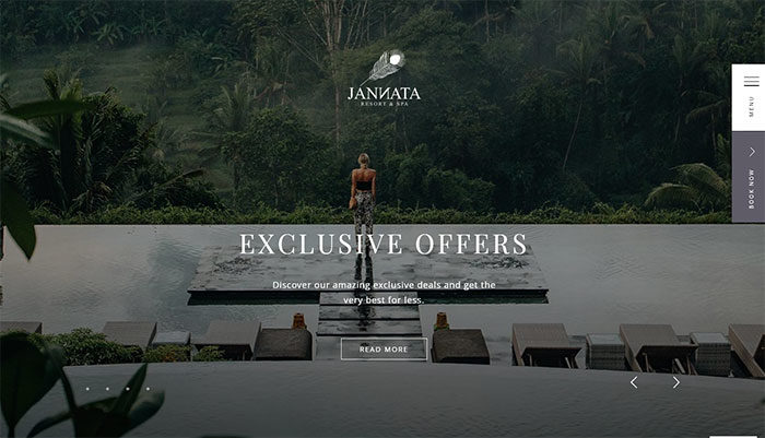 jannata-700x401 Hotel website design: tips and examples of how to design hotel websites
