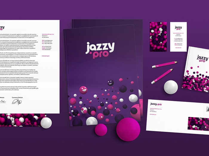 jazzy Stationery design best practices and great looking examples