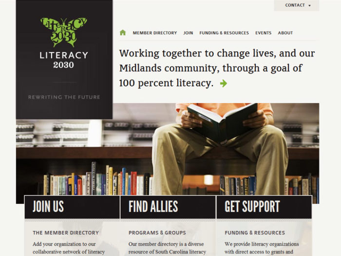 literacy-700x525 Showcase of the best nonprofit websites and tips to design one