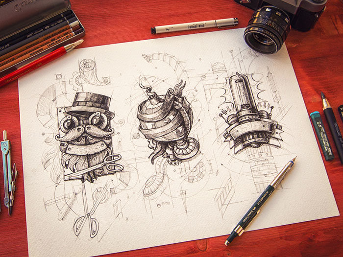logo-700x525 Steampunk art and drawing examples that will blow your mind