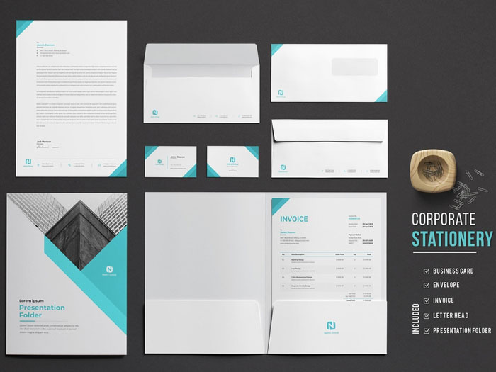 netro Stationery design: best practice and great looking examples