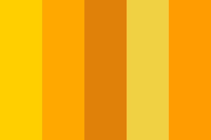 orange-shade-700x467 Using an orange color palette and its various shades