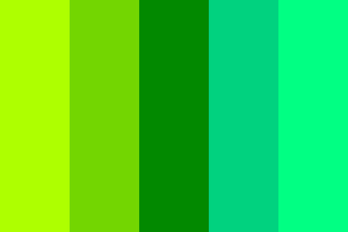 shadegreen-700x467 Using a green color palette and the various shades of green