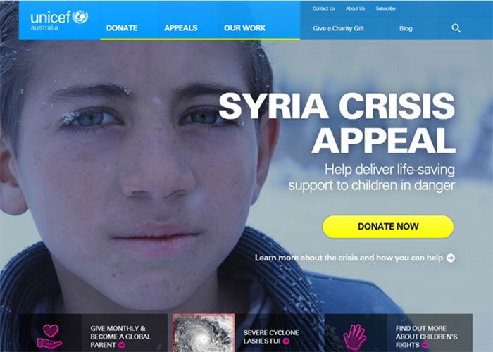 syria-700x500 Showcase of the best nonprofit websites and tips to design one