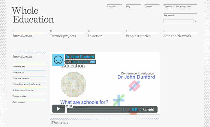 wholeeducation-700x423 Showcase of the best nonprofit websites and tips to design one