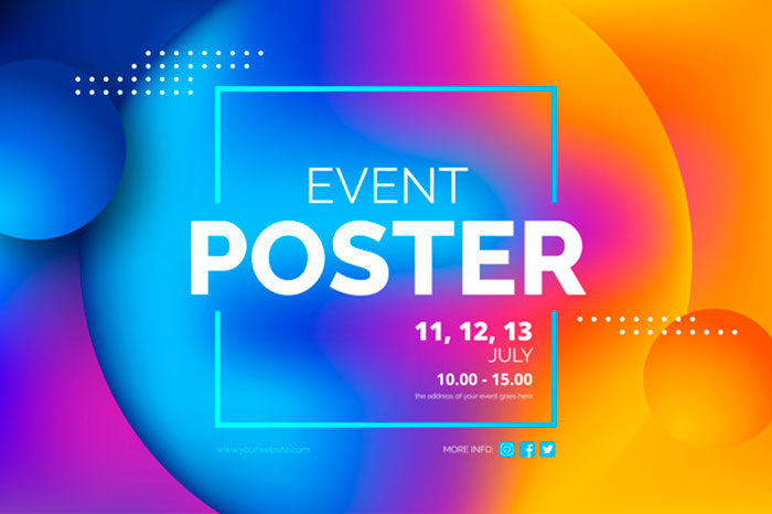 abstract-event-poster-template_1361-1218-700x466 9 graphic design trends to finish off 2019