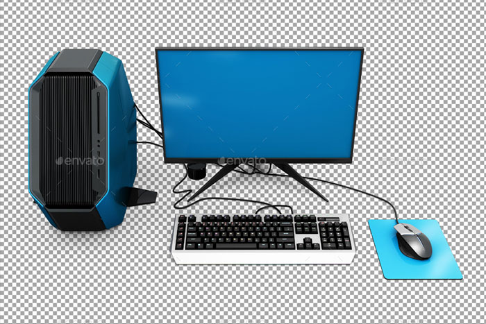 Computer-set Looking for a cool computer mockup? There are 20 templates in this article