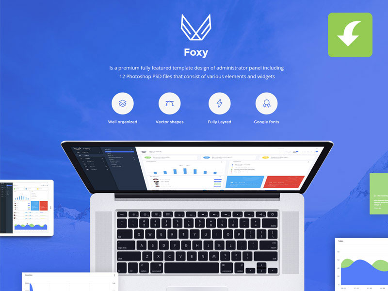 Foxy-Free-Admin-Panel-and-Dashboard-UI-Kit The best dashboard UI kits and templates (Plus UI inspiration)