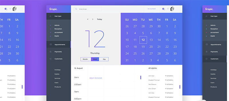 Grapic-–-Free-Dashboard-UI-PSD The best dashboard UI kits and templates (Plus UI inspiration)