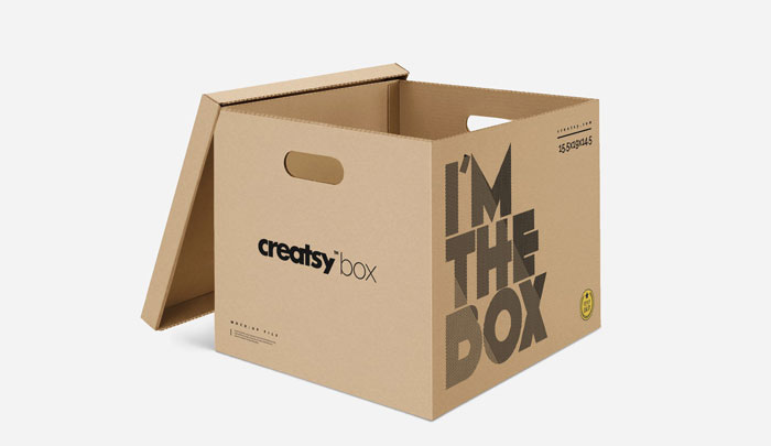Moving-box The Best Packaging Mockups For Your Product