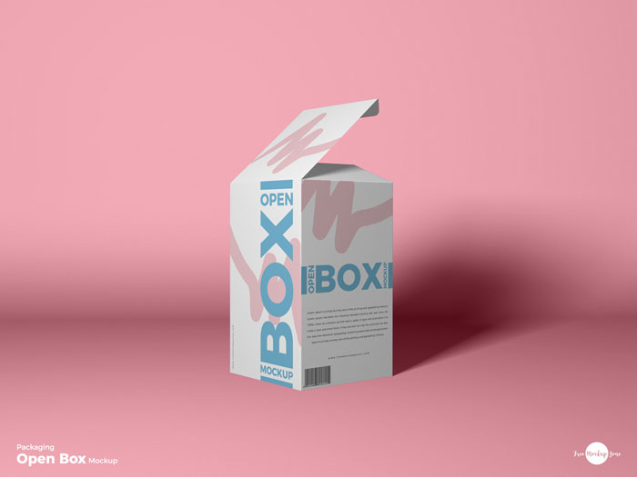 Open-box The Best Packaging Mockups For Your Product