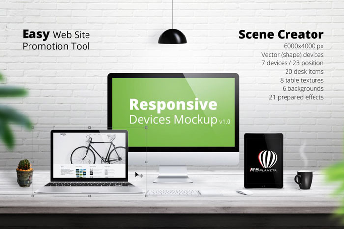 Responsive-screen-mockup Looking for a cool computer mockup? There are 20 templates in this article