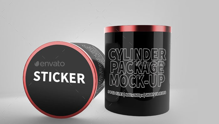 cylinder The Best Packaging Mockups For Your Product