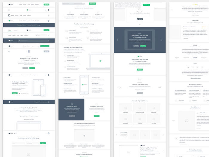 frames-sample-ui-kit-700x525 Get the best Sketch wireframe kit resources: Free and Premium