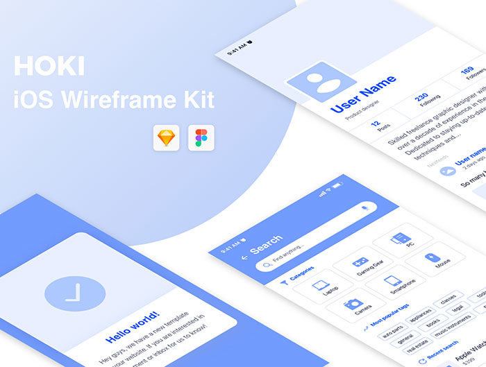 hoki-700x529 Get the best Sketch wireframe kit resources: Free and Premium