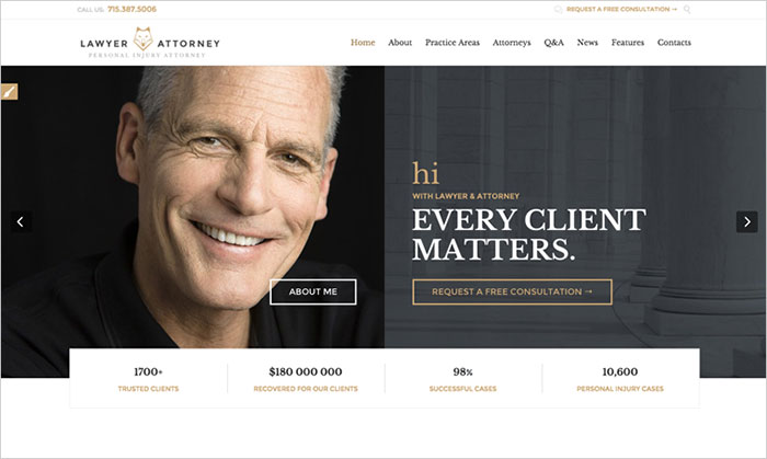 Experienced and Vetted Law Firm Website Design - Portfolio