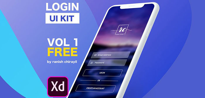 lognkit-700x336 The best Adobe XD UI kits: free and premium templates