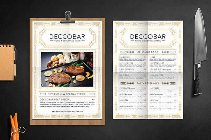 menu-mockup2-700x466 Tasty Restaurant Menu Mockups To Present Your Designs