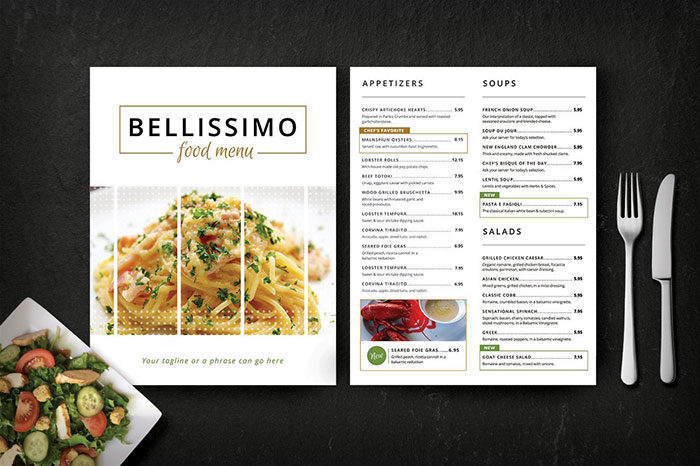 menu-mockup8-700x466 Tasty Restaurant Menu Mockups To Present Your Designs