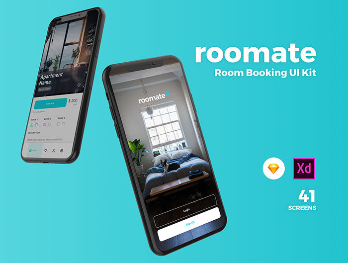 roommate-700x529 The best Adobe XD UI kits: free and premium templates