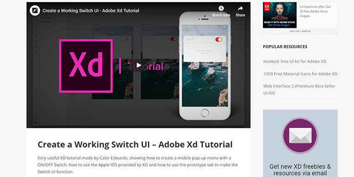 switch1-700x350 Adobe XD tutorials: The best ones for UI/UX designers